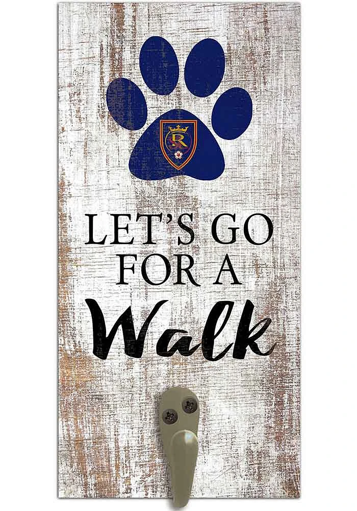 Real Salt Lake 6x12 Leash Holder Sign - White