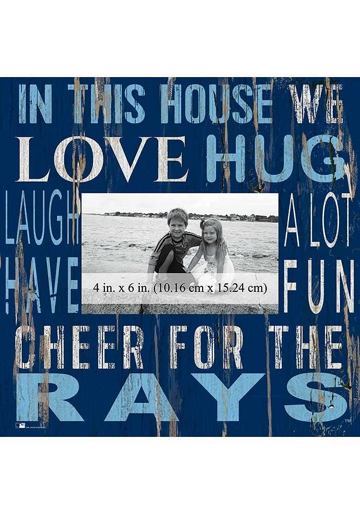 Tampa Bay Rays In This House 10x10 Picture Frame - Blue