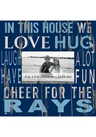 Tampa Bay Rays In This House 10x10 Picture Frame - Blue