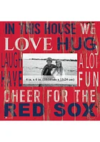 Boston Red Sox In This House 10x10 Picture Frame - Red