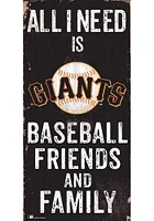 San Francisco Giants Football Friends and Family Sign - Orange