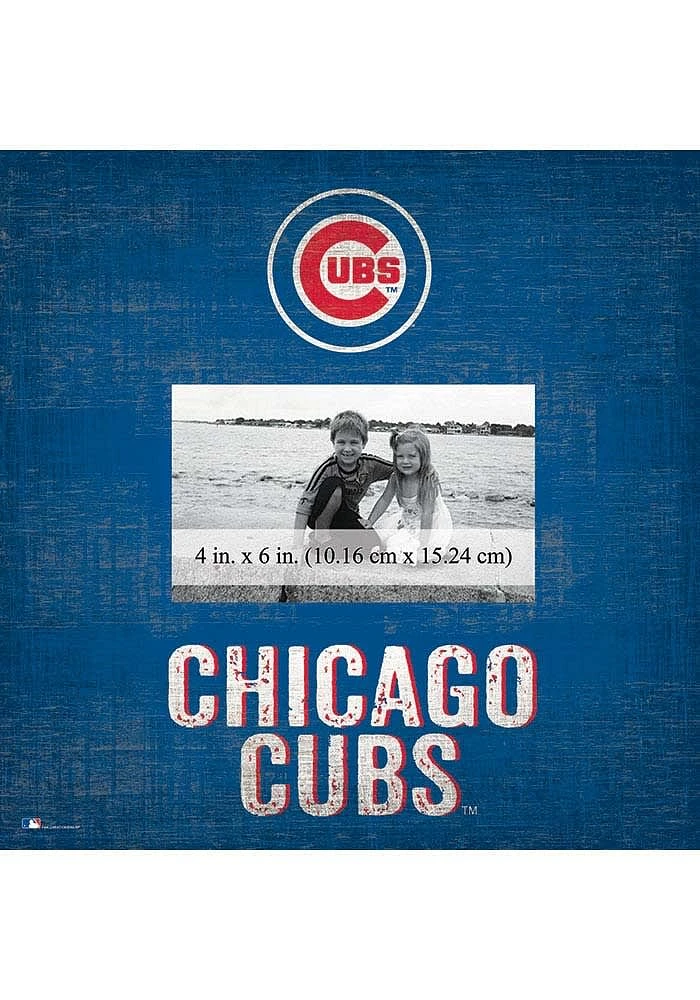 Chicago Cubs Team 10x10 Picture Frame - Blue