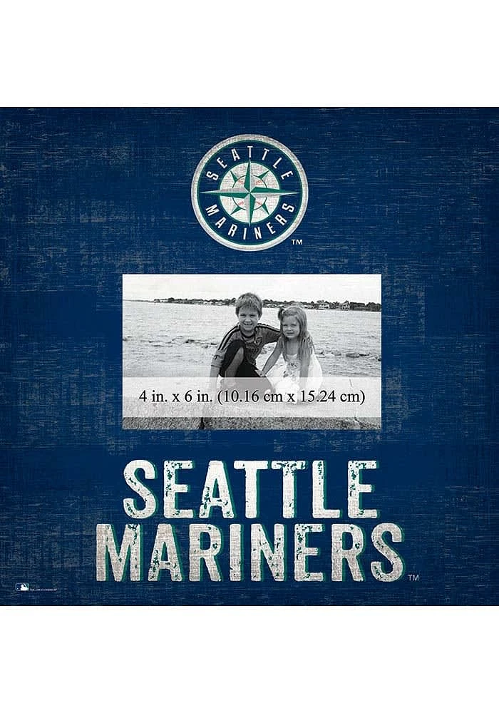 Seattle Mariners Team 10x10 Picture Frame - Navy Blue