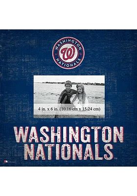 Washington Nationals Team 10x10 Picture Frame - Red
