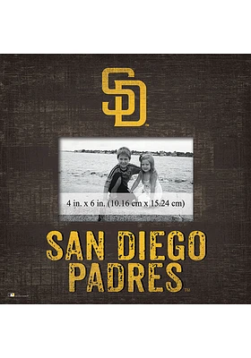 San Diego Padres Team 10x10 Picture Frame - Brown