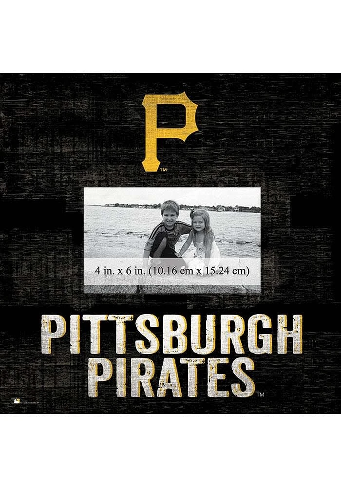 Pittsburgh Pirates Team 10x10 Picture Frame - Black