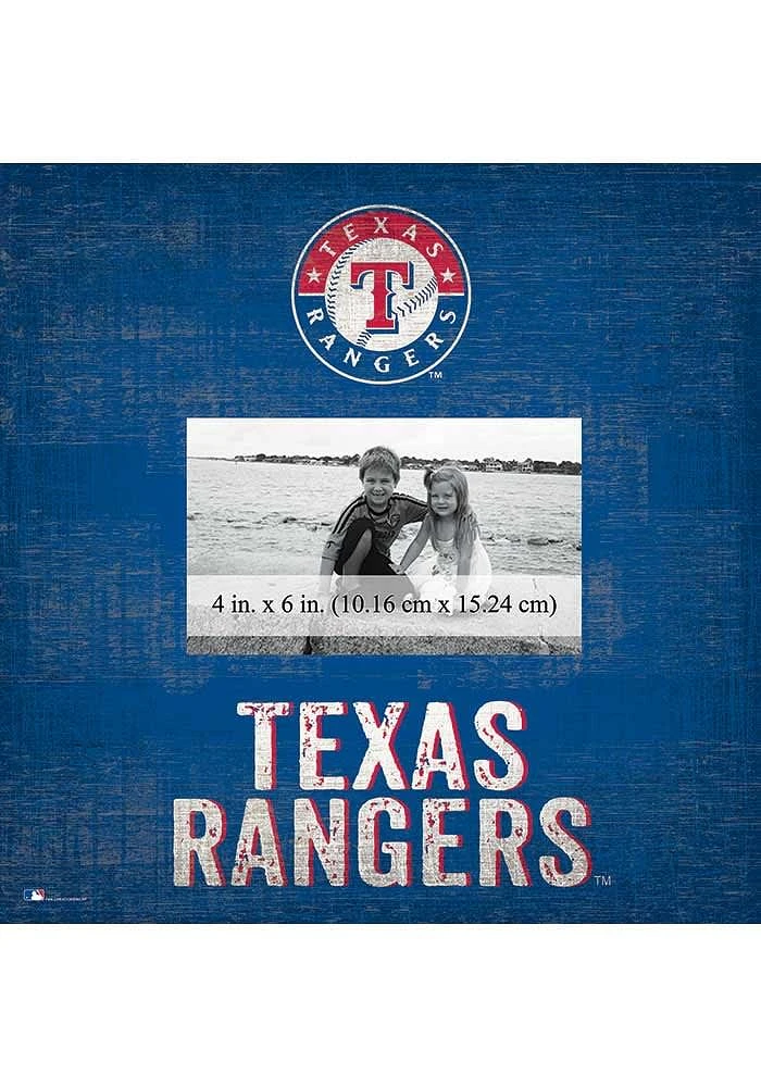 Texas Rangers Team 10x10 Picture Frame - Blue