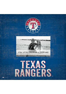 Texas Rangers Team 10x10 Picture Frame - Blue