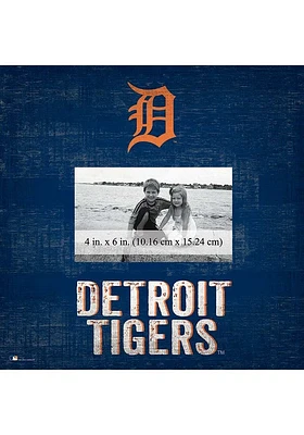 Detroit Tigers Team 10x10 Picture Frame - Navy Blue
