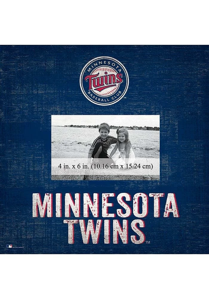 Minnesota Twins Team 10x10 Picture Frame - Blue