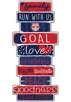 New York Red Bulls Celebrations Stack 24 Inch Sign - Red