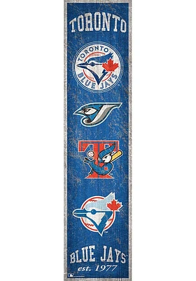 Toronto Blue Jays Heritage Banner 6x24 Sign - Blue