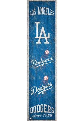Los Angeles Dodgers Heritage Banner 6x24 Sign - Blue