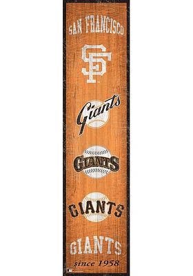 San Francisco Giants Heritage Banner 6x24 Sign - Orange