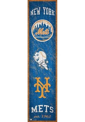 New York Mets Heritage Banner 6x24 Sign - Blue