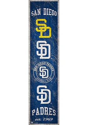 San Diego Padres Heritage Banner 6x24 Sign - Brown