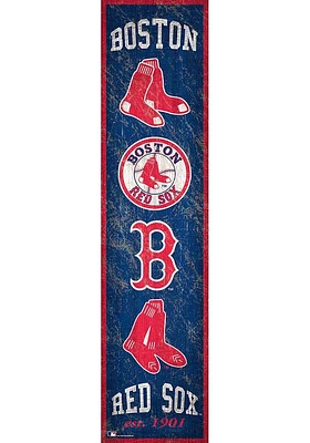 Boston Red Sox Heritage Banner 6x24 Sign - Red