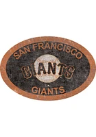 San Francisco Giants 46 Inch Oval Team Sign - Orange