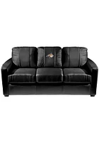 Montana State Bobcats Faux Leather Sofa - Black
