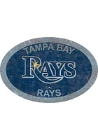 Tampa Bay Rays 46 Inch Oval Team Sign - Blue