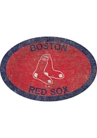 Boston Red Sox 46 Inch Oval Team Sign - Red