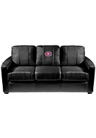 Montreal Canadiens Faux Leather Sofa - Black