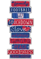 New York Giants Celebrations Stack 24 Inch Sign - Green