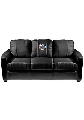 New York Islanders Faux Leather Sofa - Black