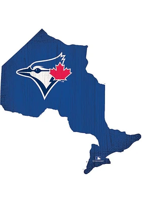 Toronto Blue Jays State Cutout Sign - Blue