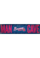 Atlanta Braves Man Cave 6x24 Sign - Blue