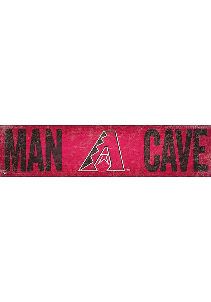 Arizona Diamondbacks Man Cave 6x24 Sign - Red