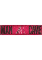 Arizona Diamondbacks Man Cave 6x24 Sign - Red