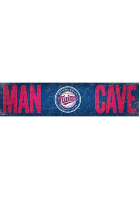 Minnesota Twins Man Cave 6x24 Sign - Blue