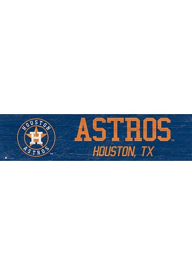 Houston Astros 6x24 Sign - Navy Blue
