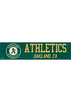 Oakland Athletics 6x24 Sign - Green