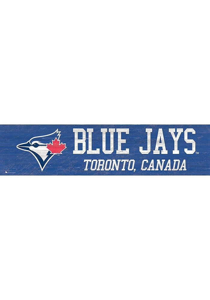 Toronto Blue Jays 6x24 Sign - Blue