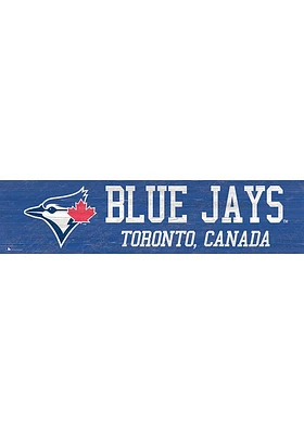 Toronto Blue Jays 6x24 Sign - Blue