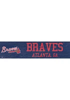 Atlanta Braves 6x24 Sign - Blue