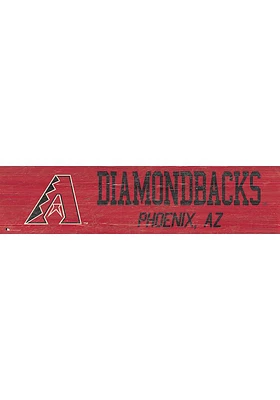 Arizona Diamondbacks 6x24 Sign - Red
