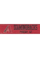 Arizona Diamondbacks 6x24 Sign - Red