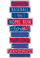 Philadelphia Phillies Celebrations Stack 24 Inch Sign - Blue