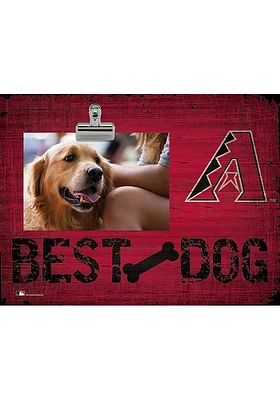 Arizona Diamondbacks Best Dog Clip Picture Frame - Red