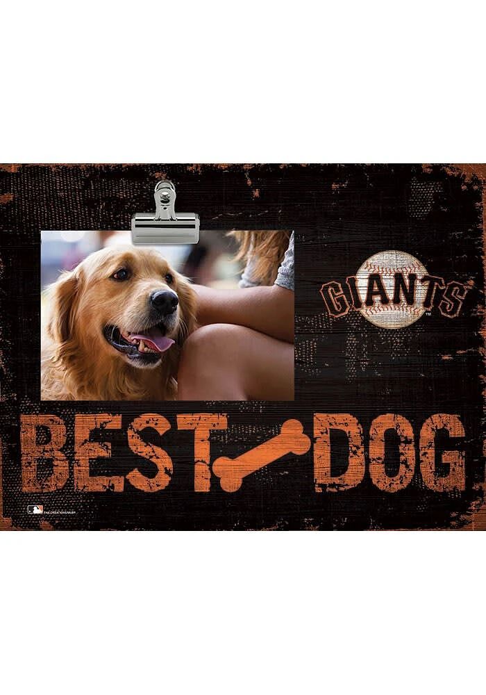 San Francisco Giants Best Dog Clip Picture Frame - Orange
