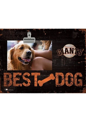 San Francisco Giants Best Dog Clip Picture Frame - Orange