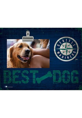 Seattle Mariners Best Dog Clip Picture Frame - Navy Blue