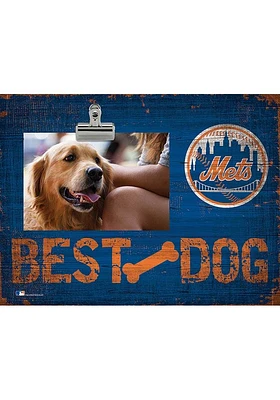 New York Mets Best Dog Clip Picture Frame - Blue