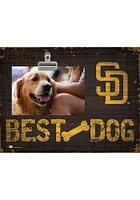 San Diego Padres Best Dog Clip Picture Frame - Brown