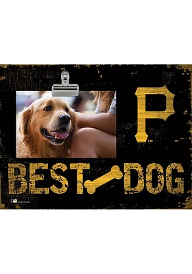 Pittsburgh Pirates Best Dog Clip Picture Frame - Black