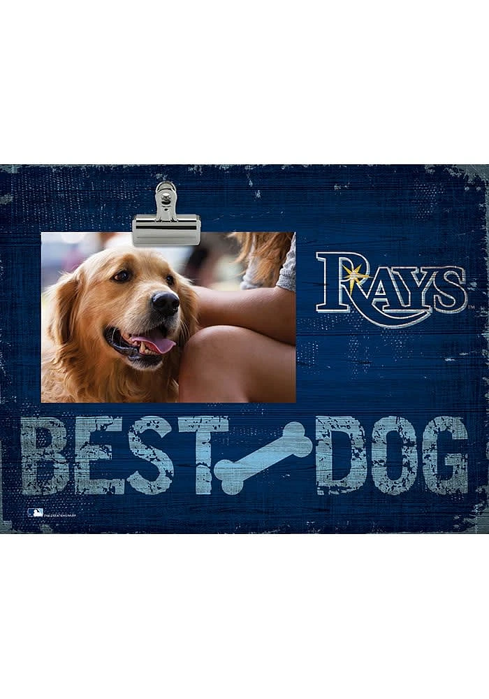 Tampa Bay Rays Best Dog Clip Picture Frame - Blue
