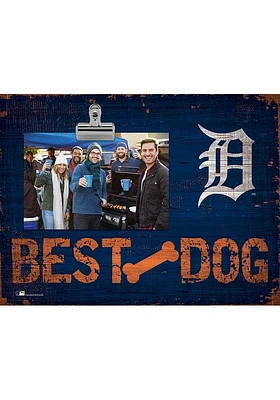 Detroit Tigers Best Dog Clip Picture Frame - Navy Blue